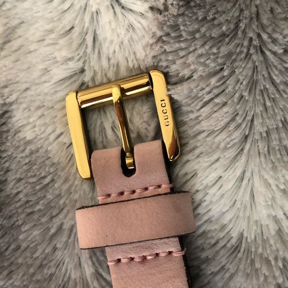 Gucci Suade (Light Pink) Belt - Picture 3 of 3